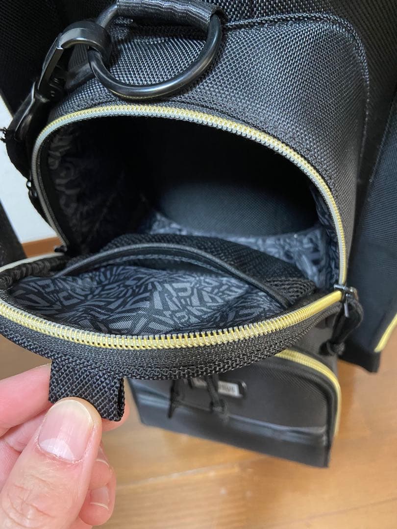 ★ ニューエラ NEW ERA キャディバッグ ブラック ゴールド