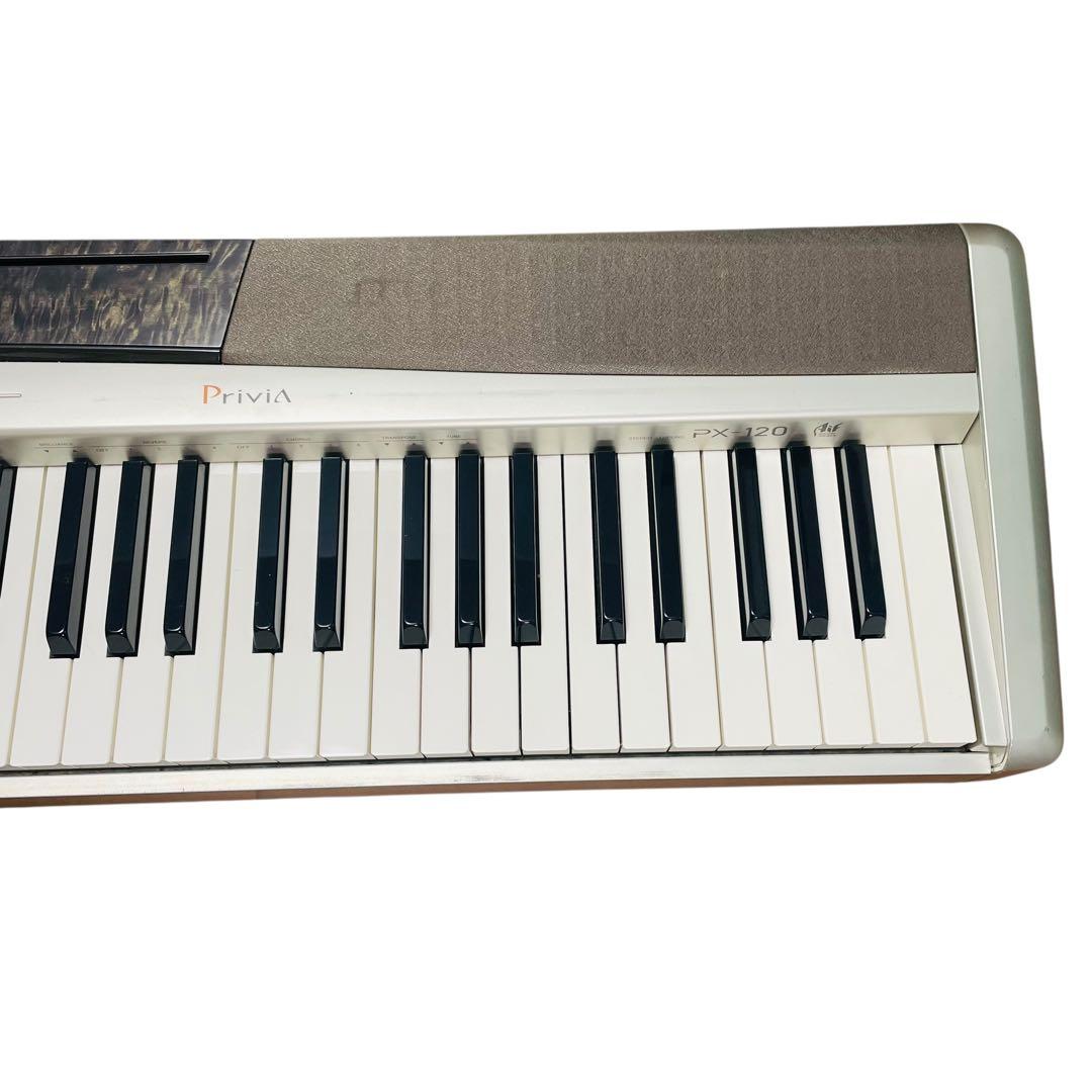 動作品　CASIO PX-120 privia キーボード　88鍵盤　ケース付き