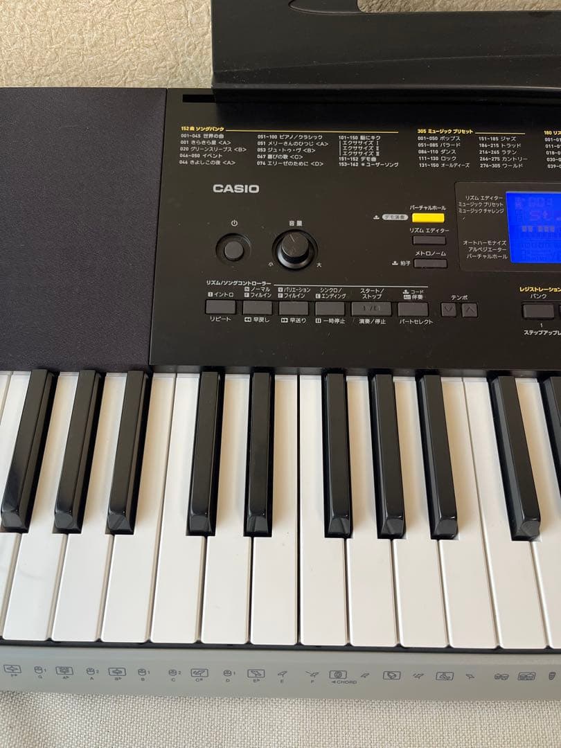 【美品】CASIO CTK-4400 電子ピアノ 2017年製 動作確認済