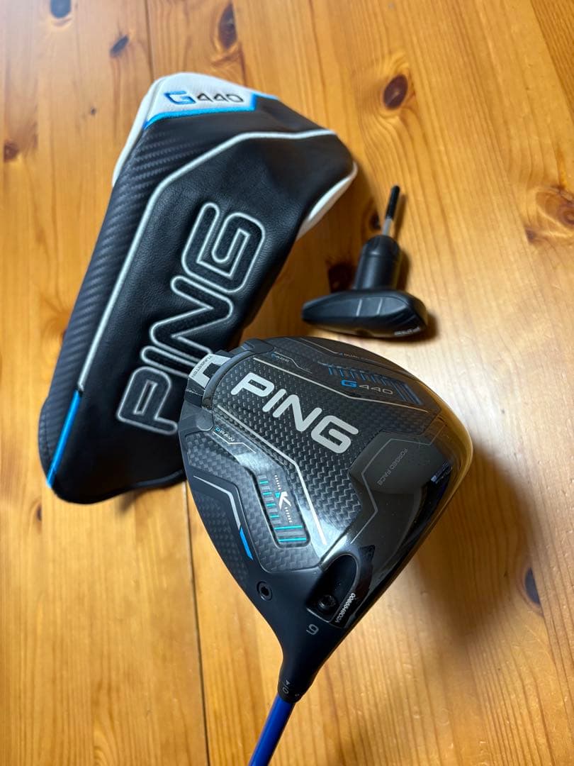 【中古美品】PINGピンG440Kドライバーヘッドカバーレンチ付き