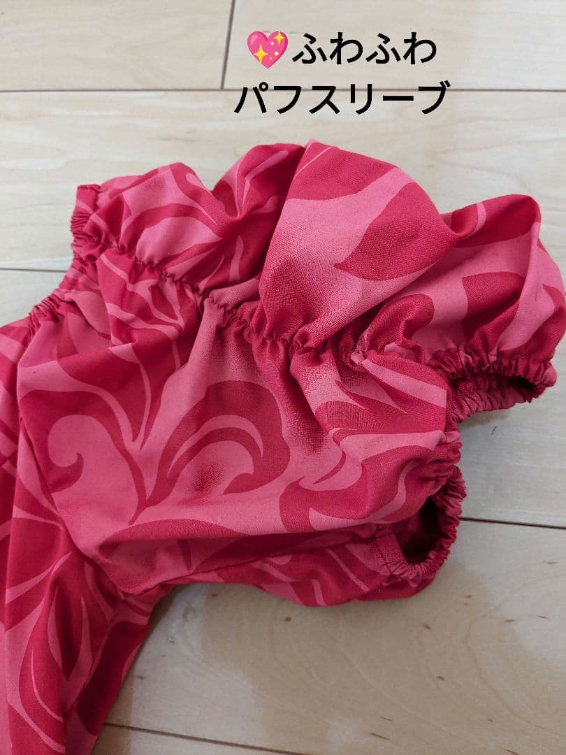 ✨美品✨ ハワイアン ドレス フラダンス ムームー 赤