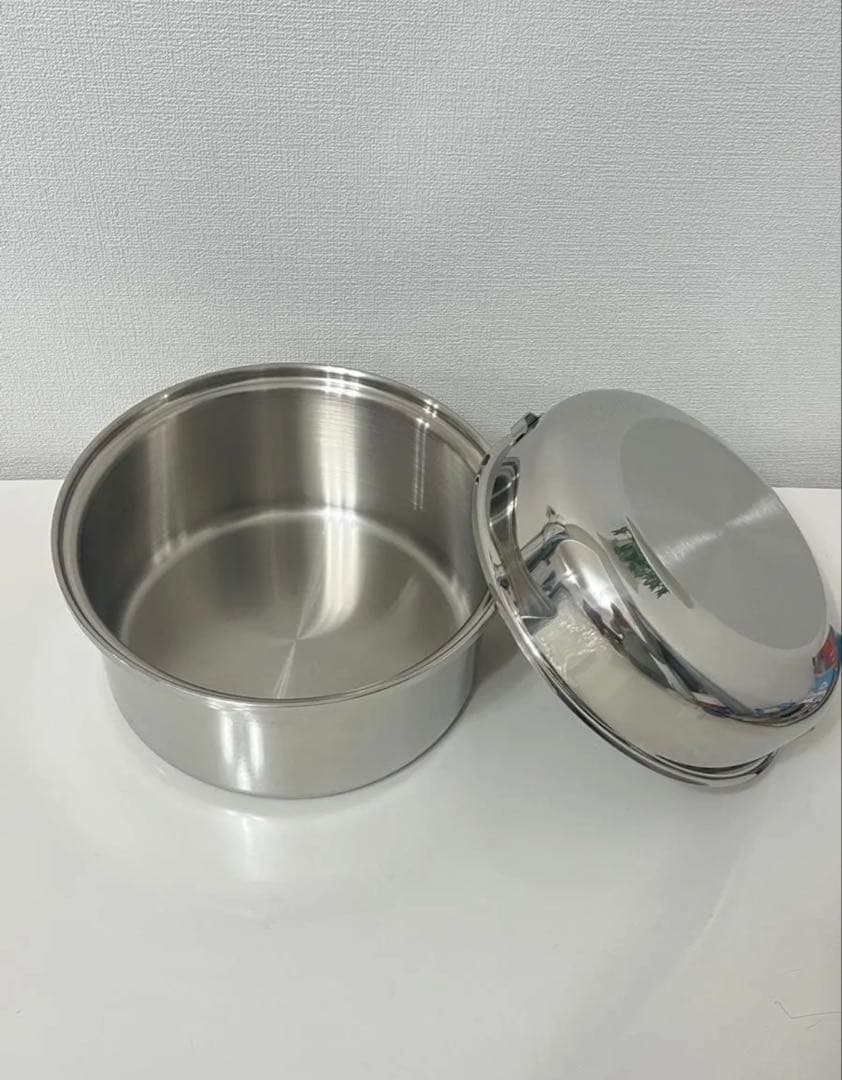 値下げ　新品 アムウェイ Amway 旧型6L シチューパン 蓋付き　取手なし