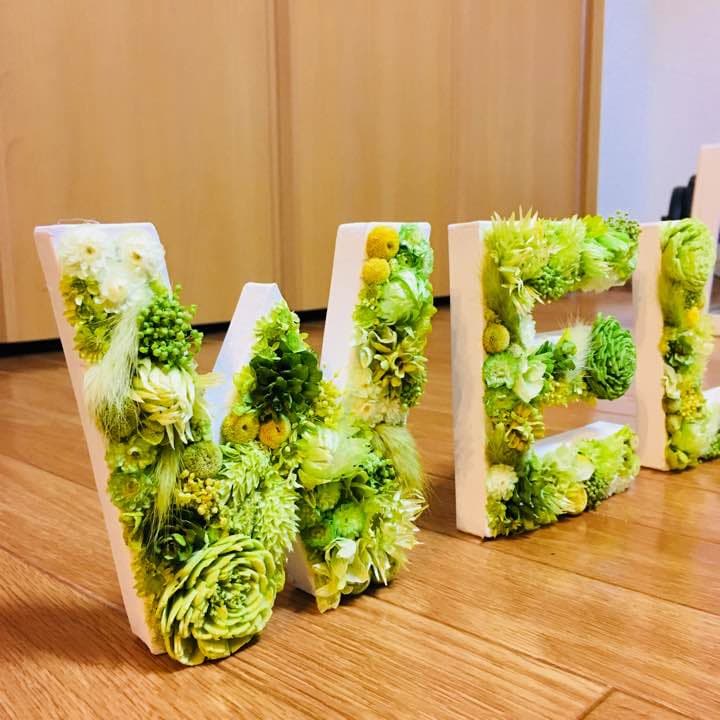 ノバレーゼ♡ドライフラワーwelcomeオブジェ
