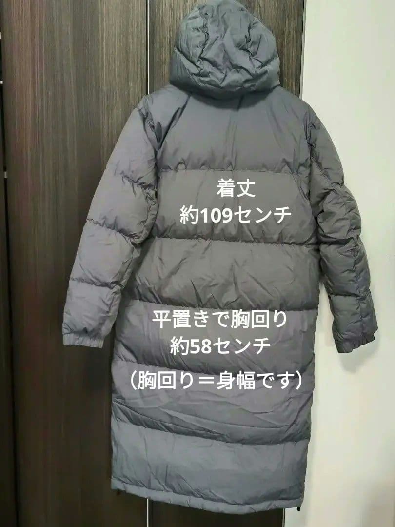 Nike ダウンロングコート グレー　メンズM