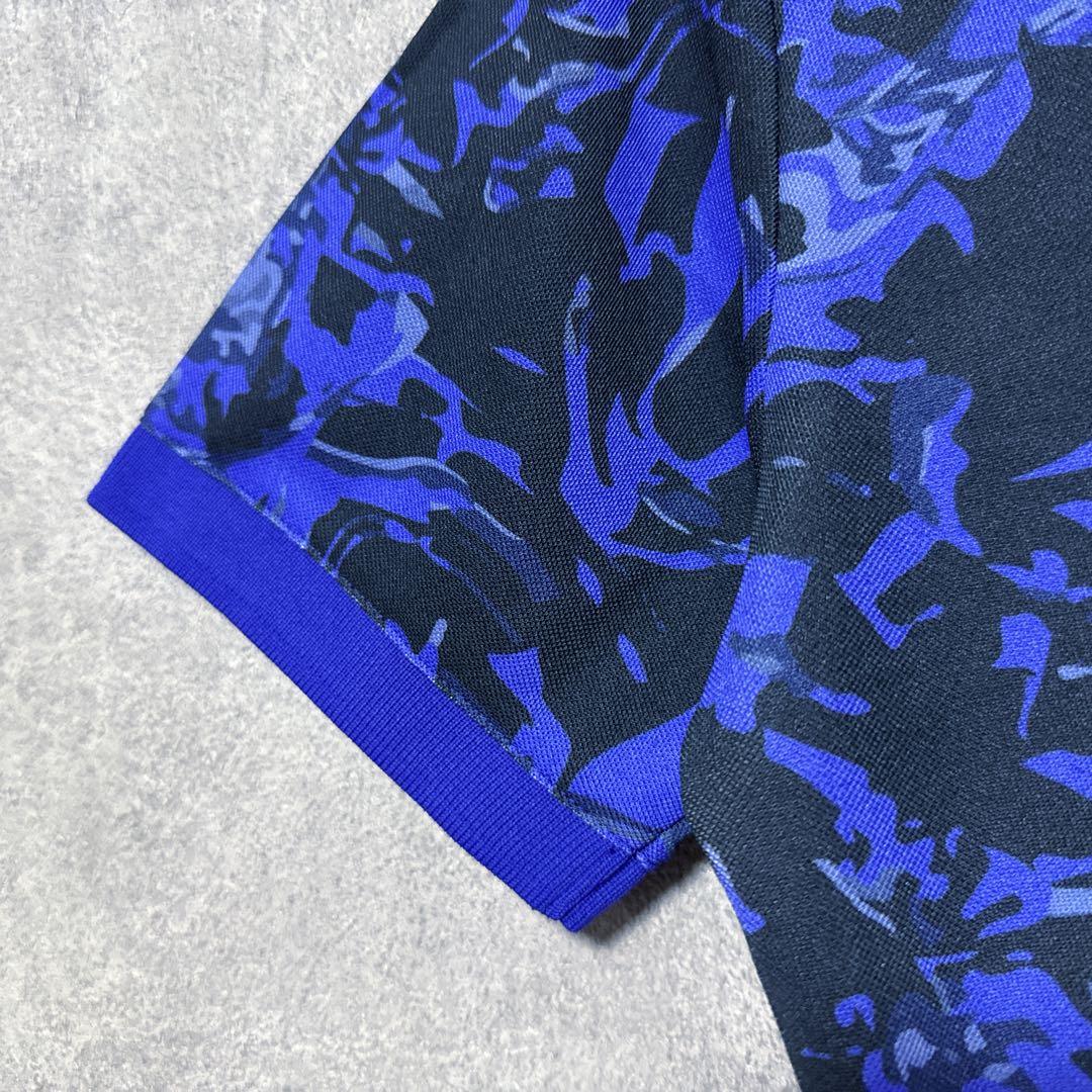 le coq sportif golf ルコック 総柄 半袖 ポロシャツ ウェア