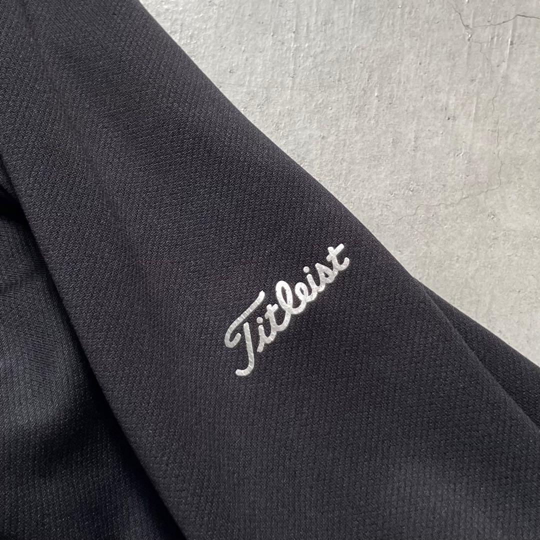 【美品】TITLEISTタイトリスト ジップフードパーカー レディースL 黒