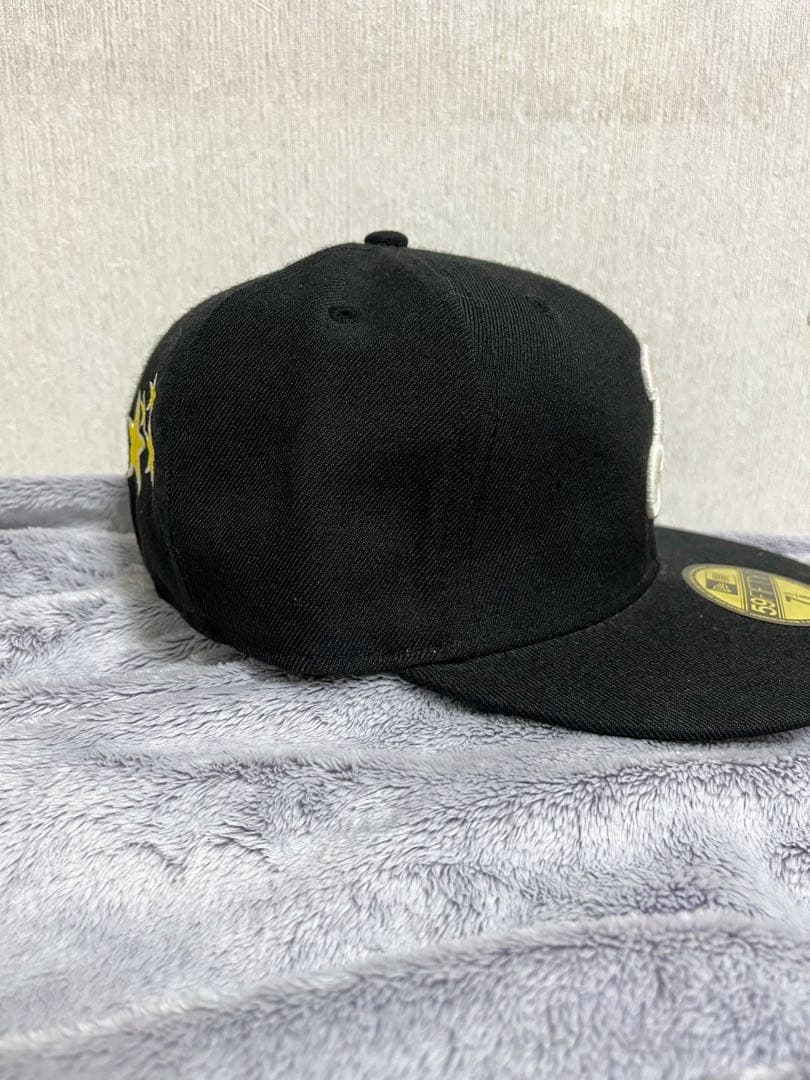 【美品】旧ロゴ　横浜（ヨコハマ）ベイスターズ　ブラック　キャップ　NewEra