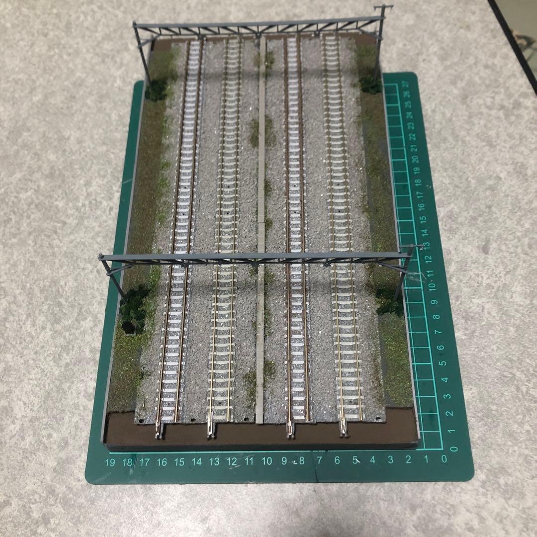複々線展示台　Nゲージ　ジオラマ