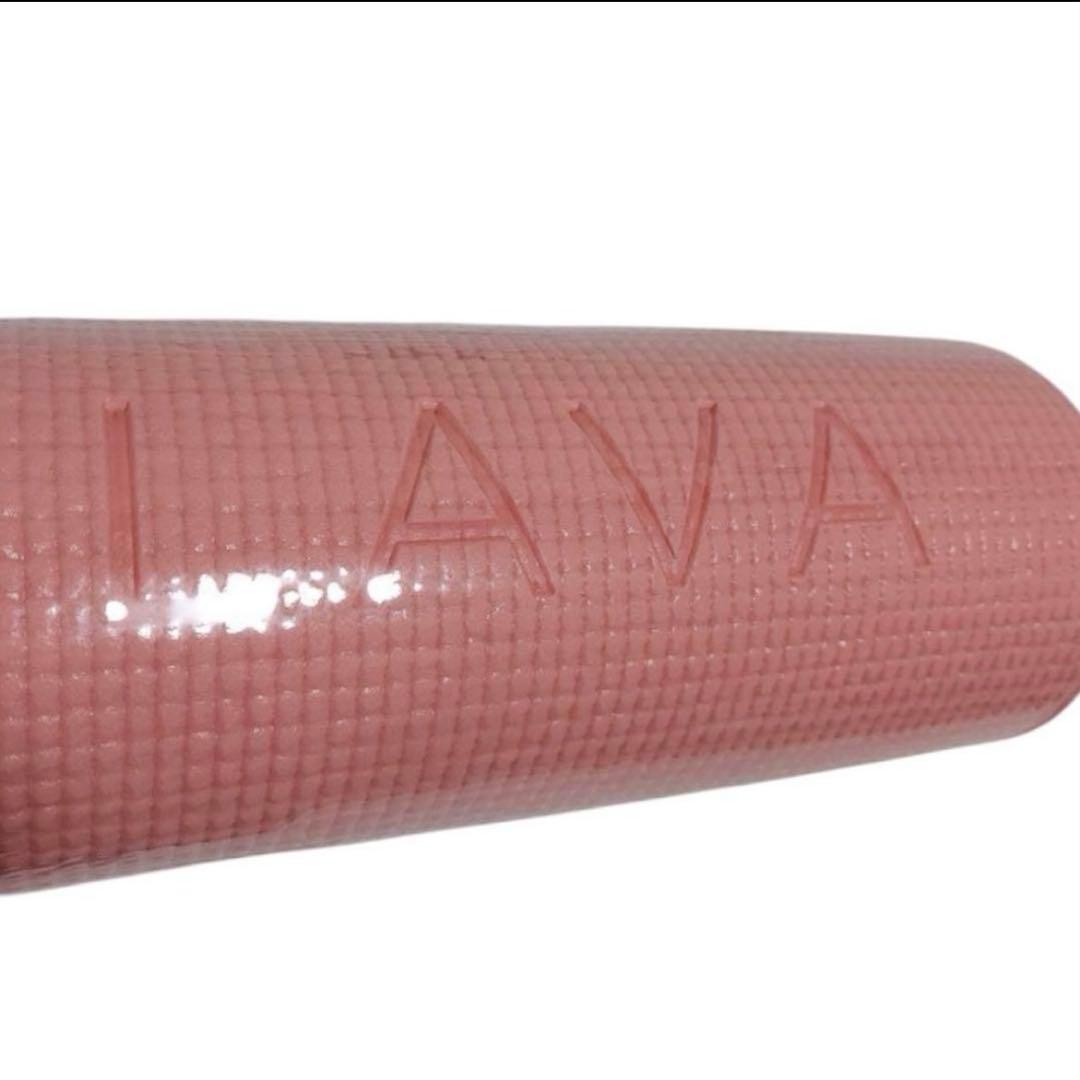 LAVA ピーチ　ヨガマット、バックのセット
