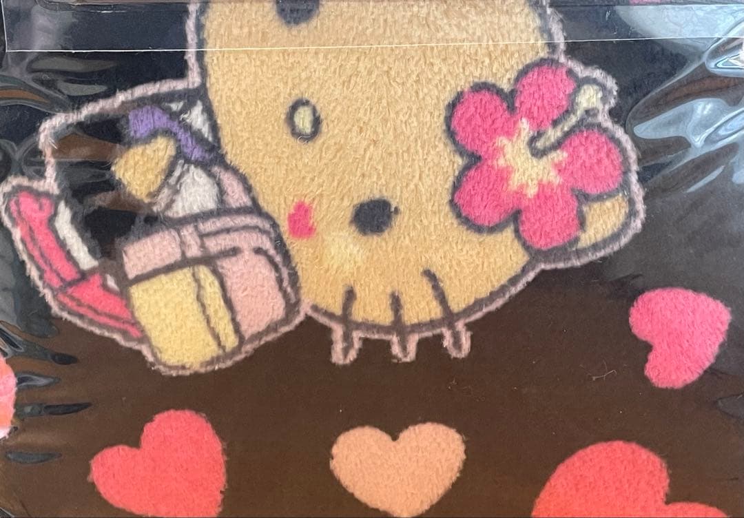 ７　HelloKittyハローキティあったか掛け布団カバー 刺繍ロゴキャップ