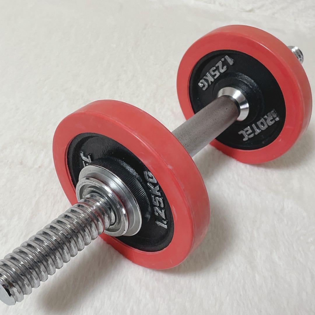 【美品】IROTEC ラバープレート 可変式ダンベルセット ①