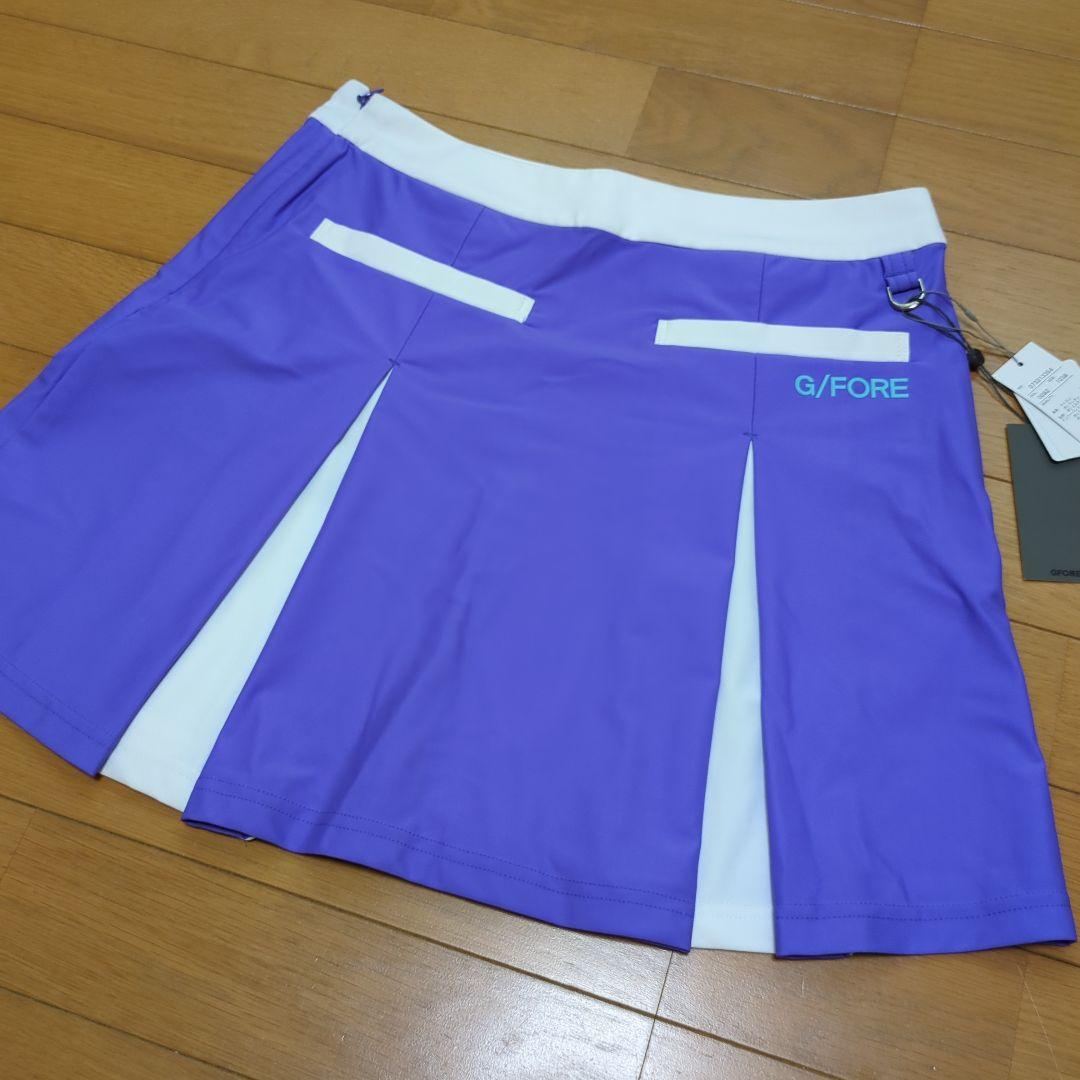 新品　ジーフォア　上下セット　パープル＆ホワイト