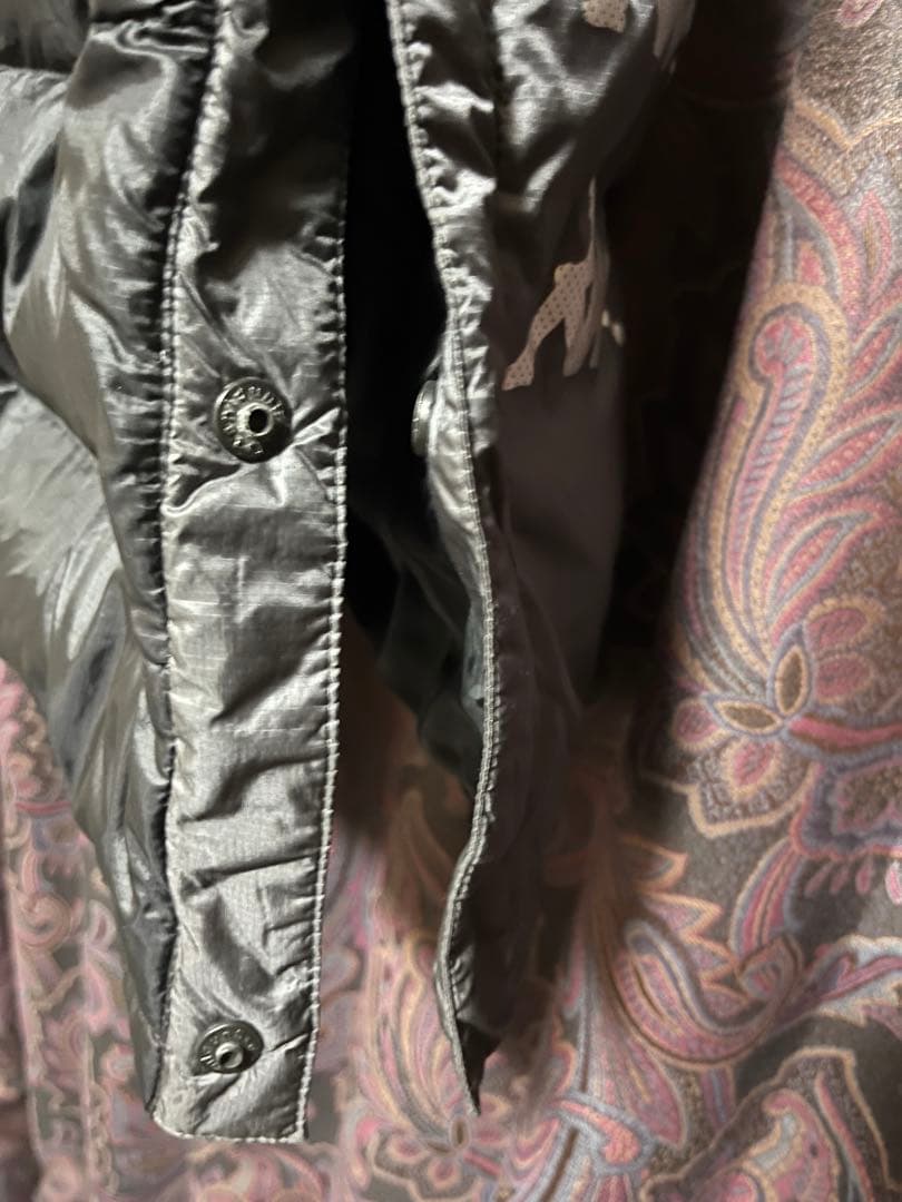 Kappa ロングダウンコート ブラック　ベンチコート　XL ダウンベンチコート