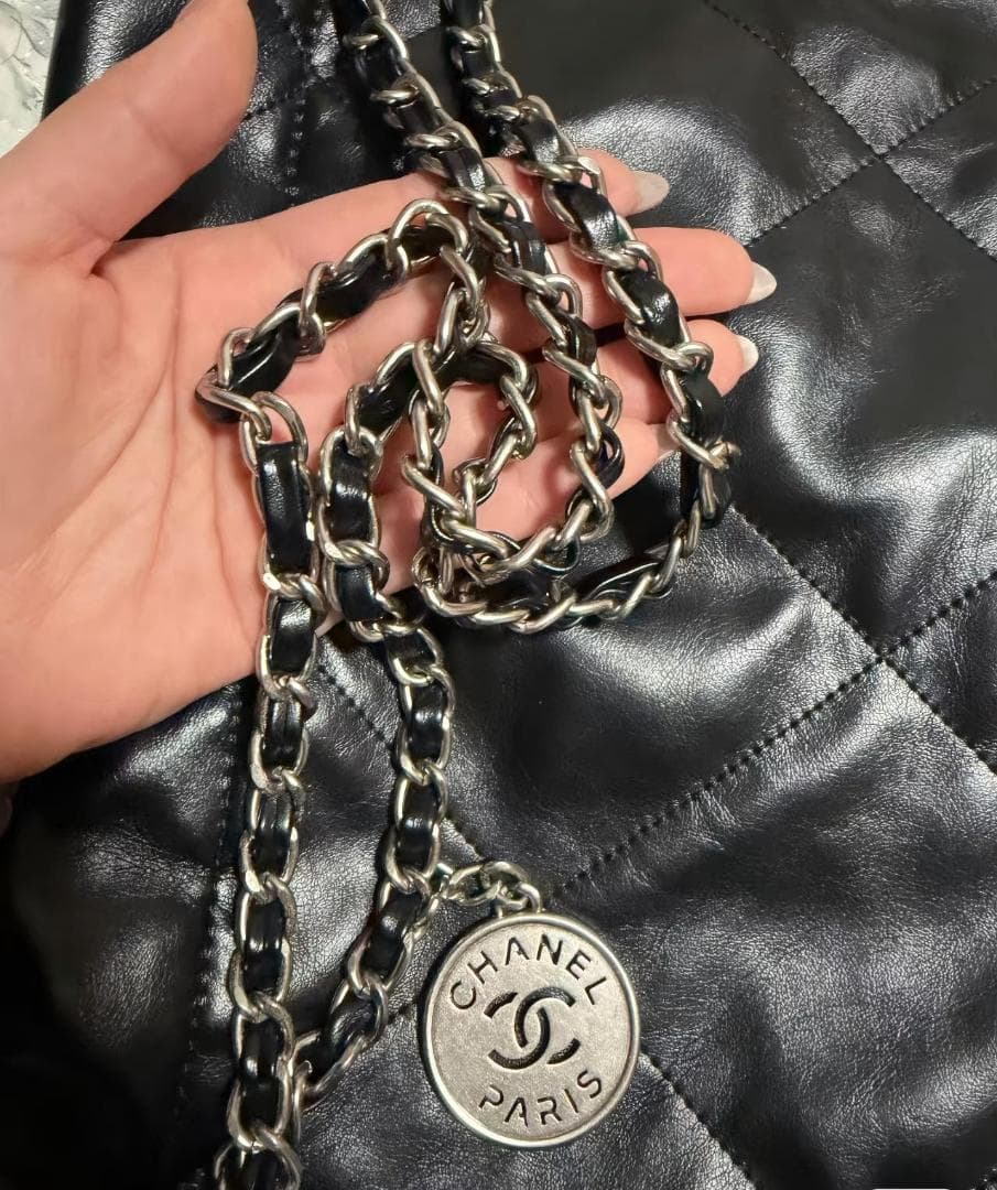 ノベルティ レザー シルバー 金具 ショルダーバッグ
