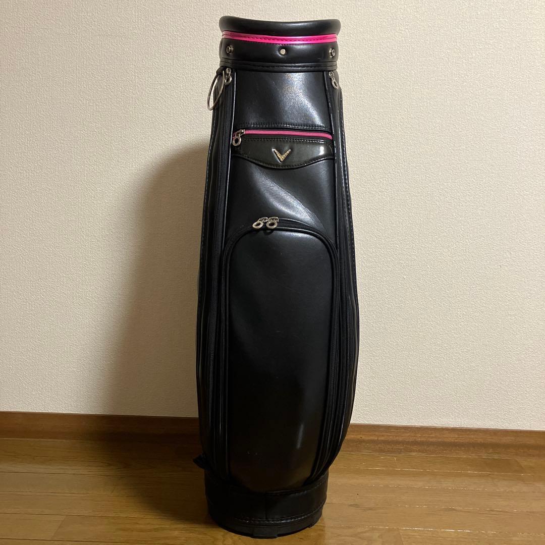 Callaway ゴルフキャディバッグ　ブラック/ピンク　レディース