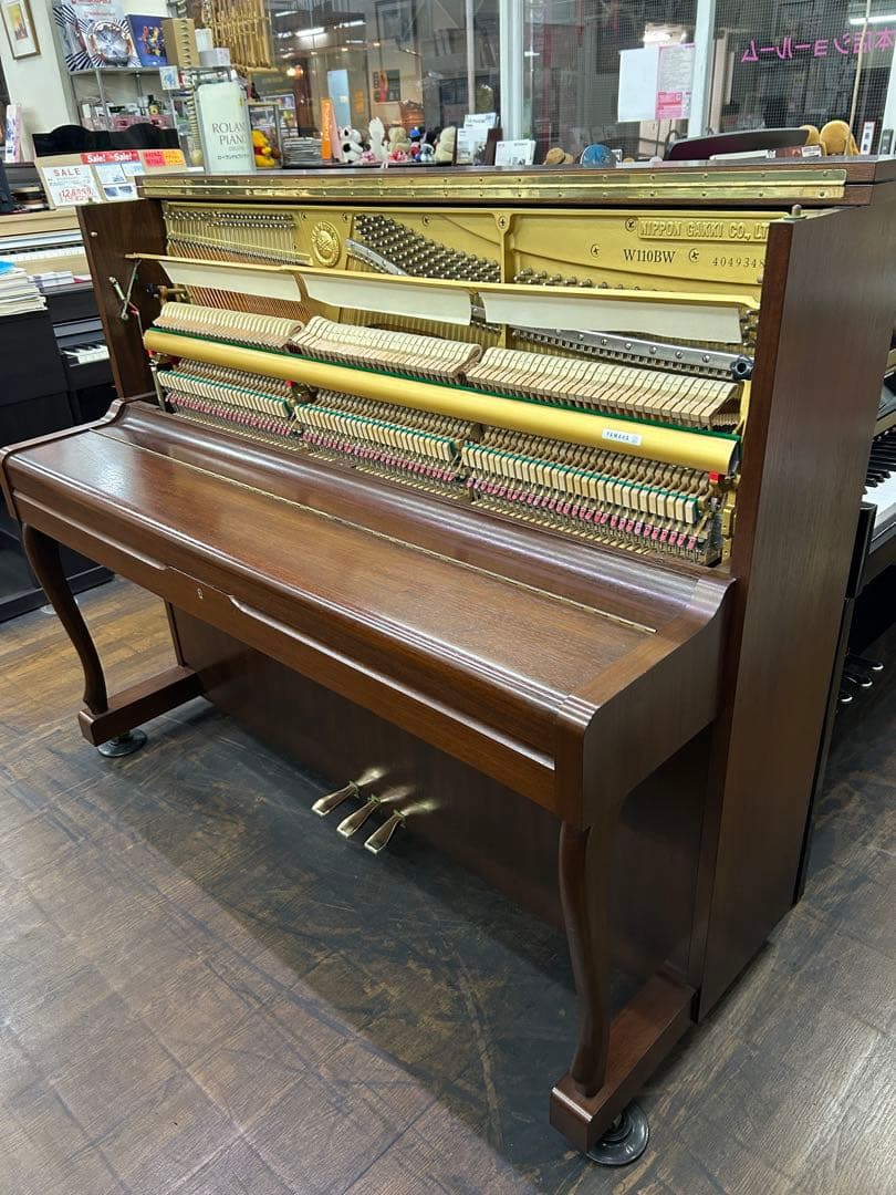 超価格ヤマハW110-BW、人気サイレント付、高級木目調、オールWハンマー仕様♪