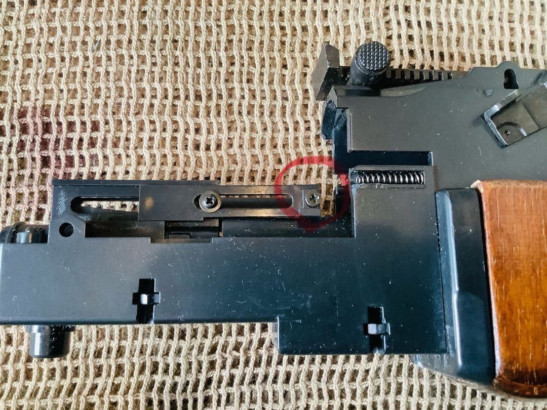 ［東京マルイ］スタンダード電動ガン　フロント一式　リアルウッドハンドガード装着済
