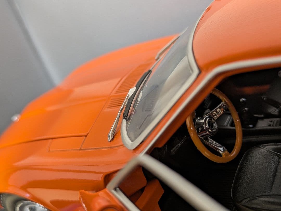 サンスター　1972 DATSUN 240Z ダットサン　オレンジ ミニカー