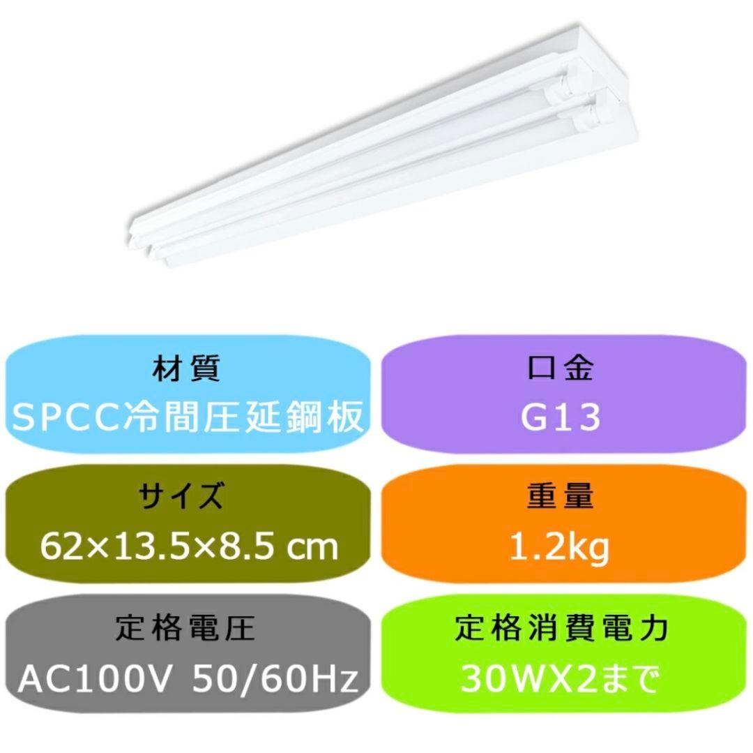 【新品未開封】2灯型トラフ 20W LED照明 ③ セット【送料込】