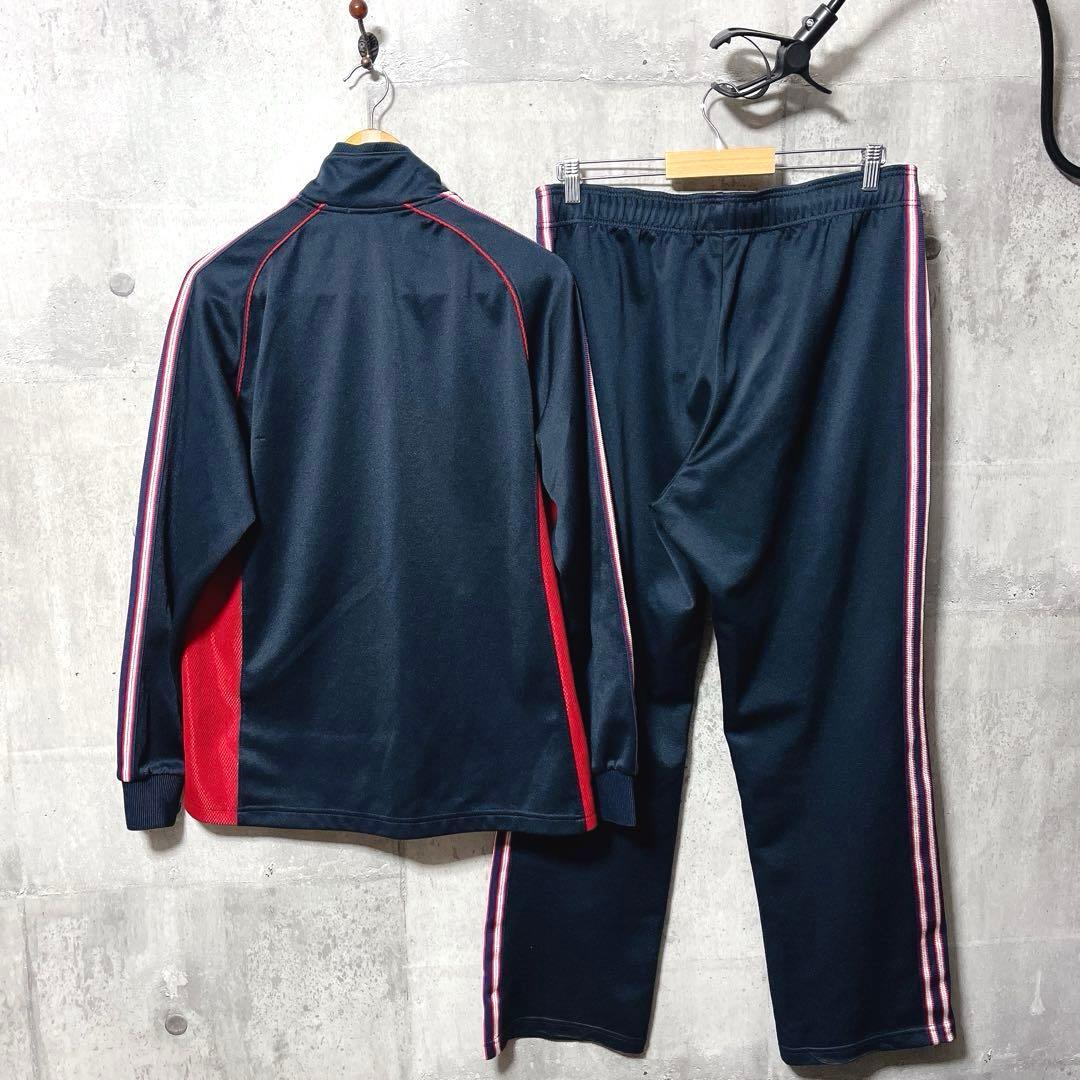 adidasアディダス メンズビッグサイズ ジャージ上下セット セットアップ