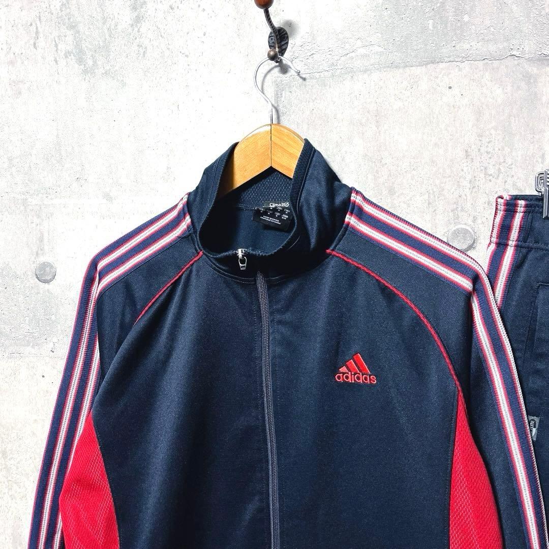adidasアディダス メンズビッグサイズ ジャージ上下セット セットアップ