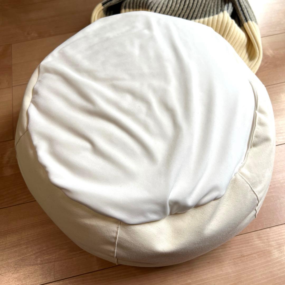 IDEE MINI PUUF ホワイトxブラック 本体 カバーセット