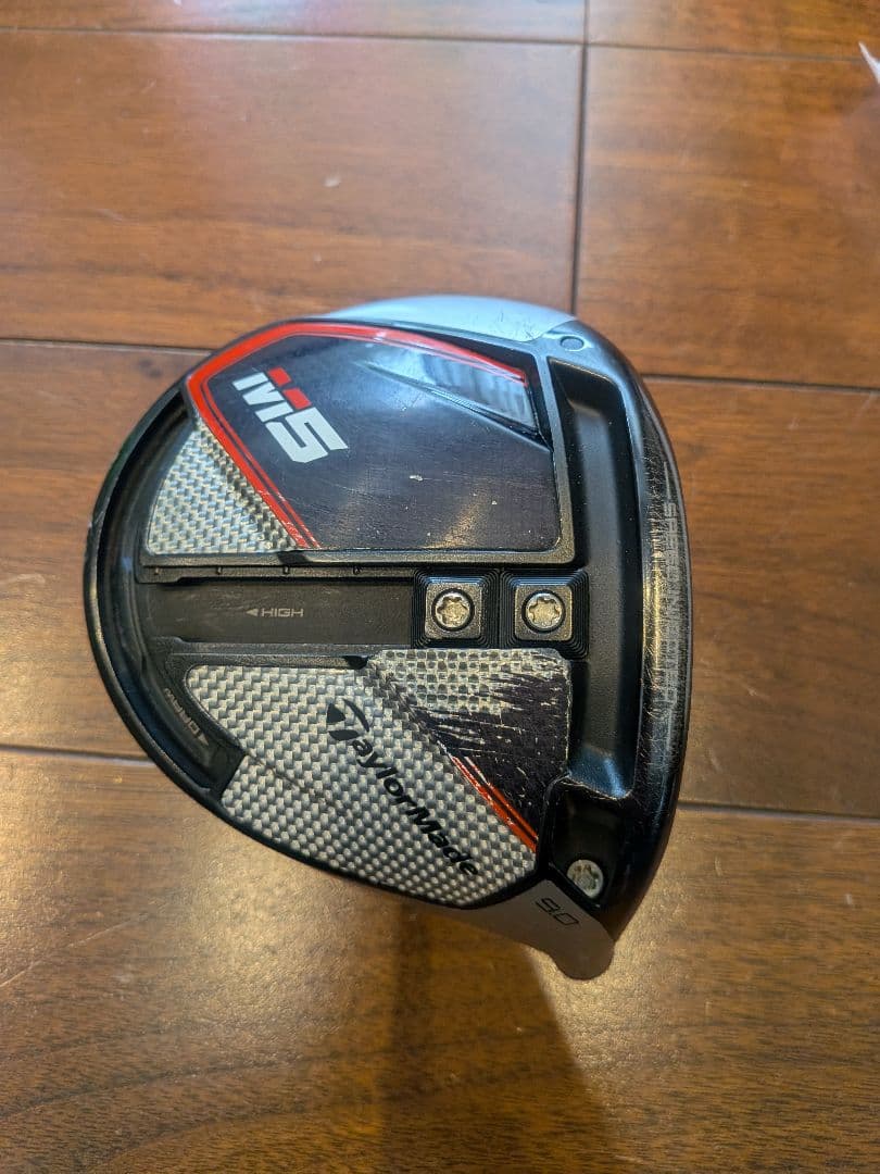 テーラーメイド M5 ドライバー ヘッド　9.0°　ヘッドカバー付き