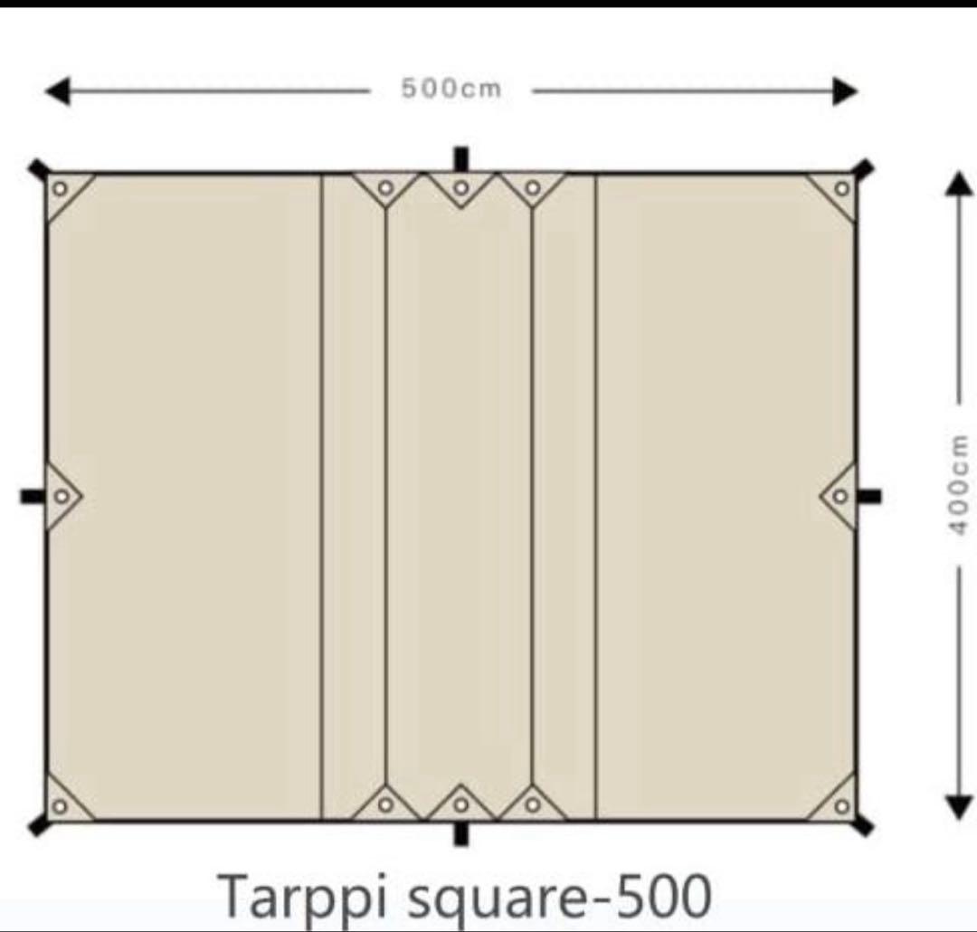 スモア　タープ　500 400 ポリコットン