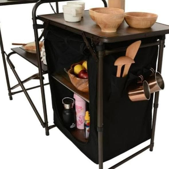 新品 アウトドアテーブル 折り畳み キッチンテーブル 2WAY 収納バッグ付