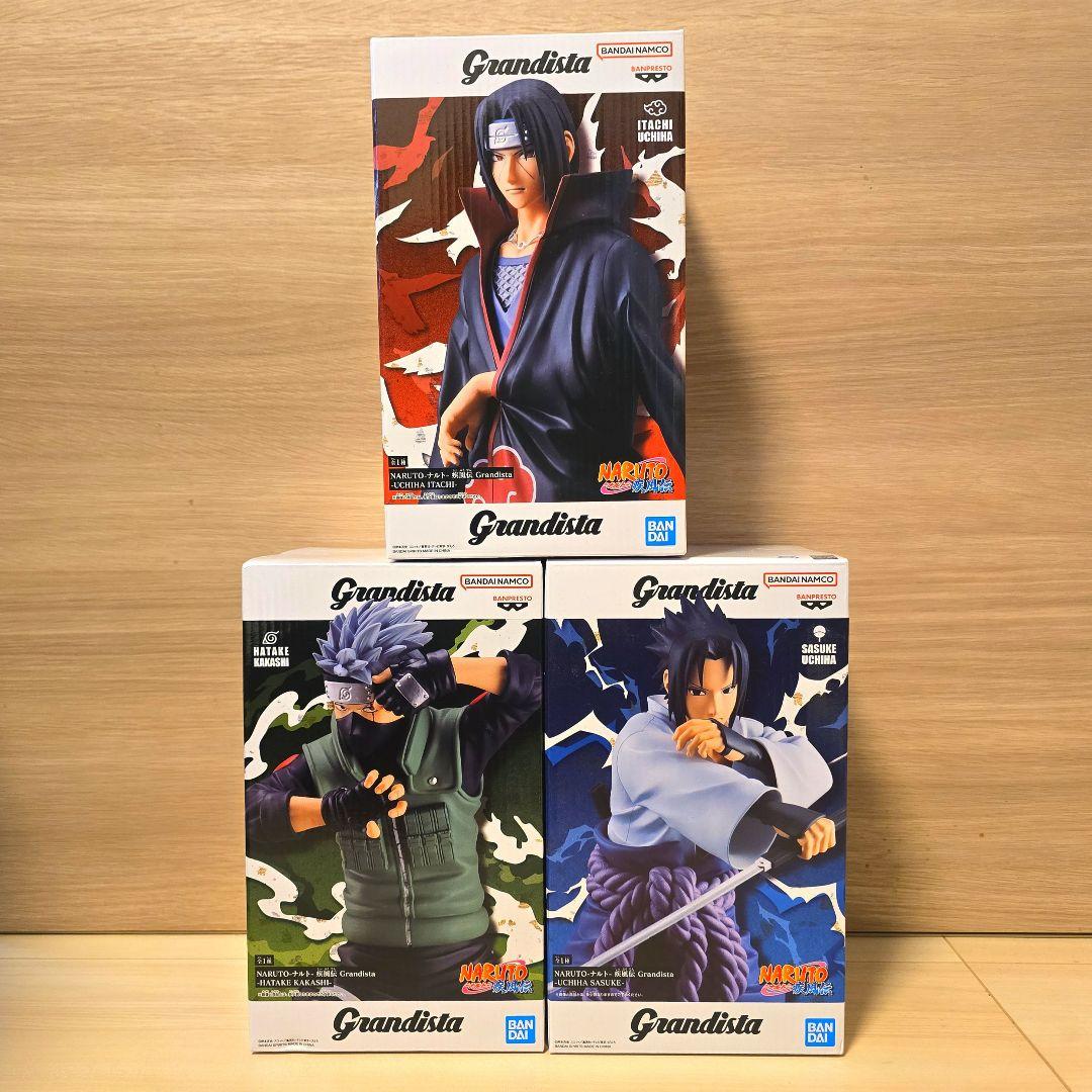 ⭕【匿名発送】新品 ナルト NARUTO カカシ イタチ サスケ 他フィギュア