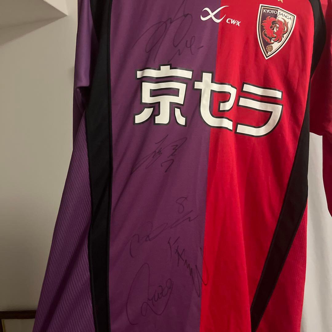 京都サンガF.C. 直筆サイン入りユニフォーム 長袖 2011-2012
