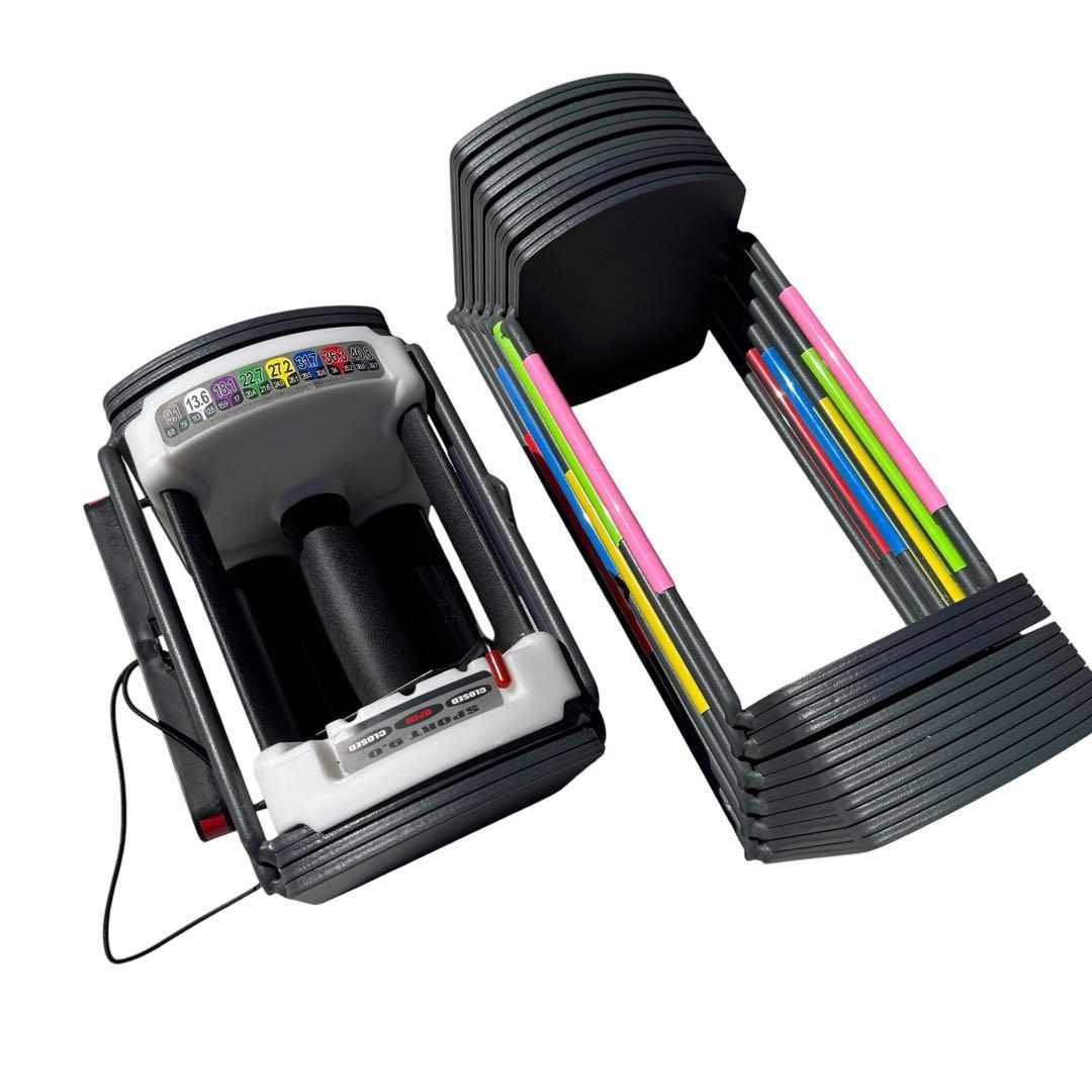 ①美品　TOP FILM ブロックダンベル sport9.0 40.8kg