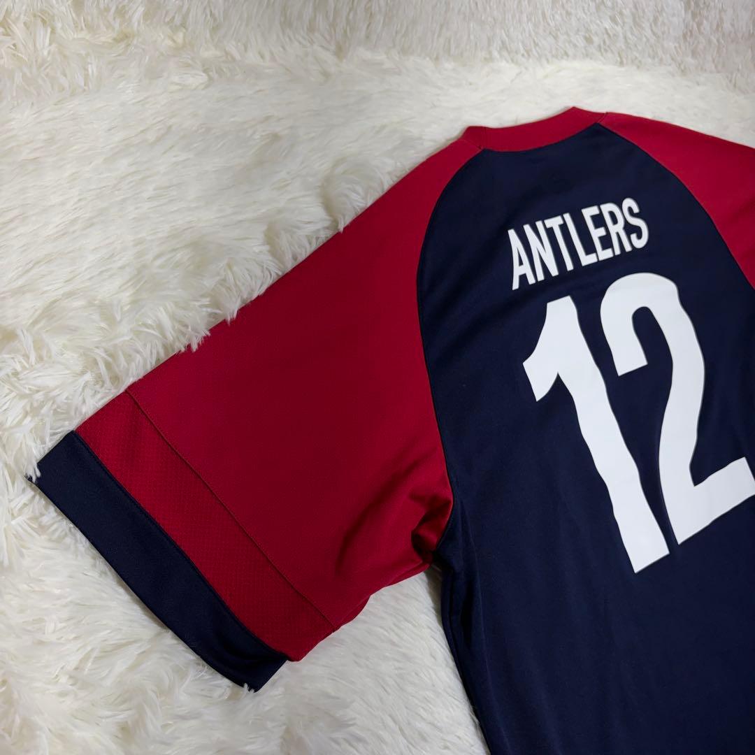 ☆美品☆Jリーグオフィシャル 鹿島アントラーズ シャツ Ꮮ 背番号 希少 人気