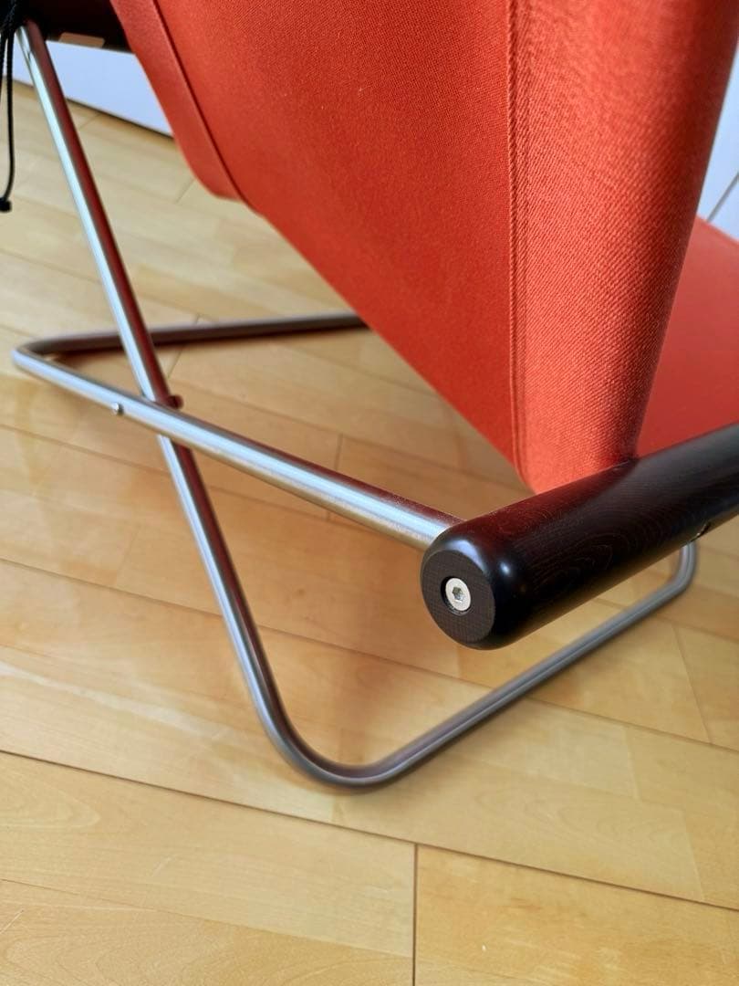 ★NychairX（ニーチェア X）ダークブラウン/レンガ（NY-105）