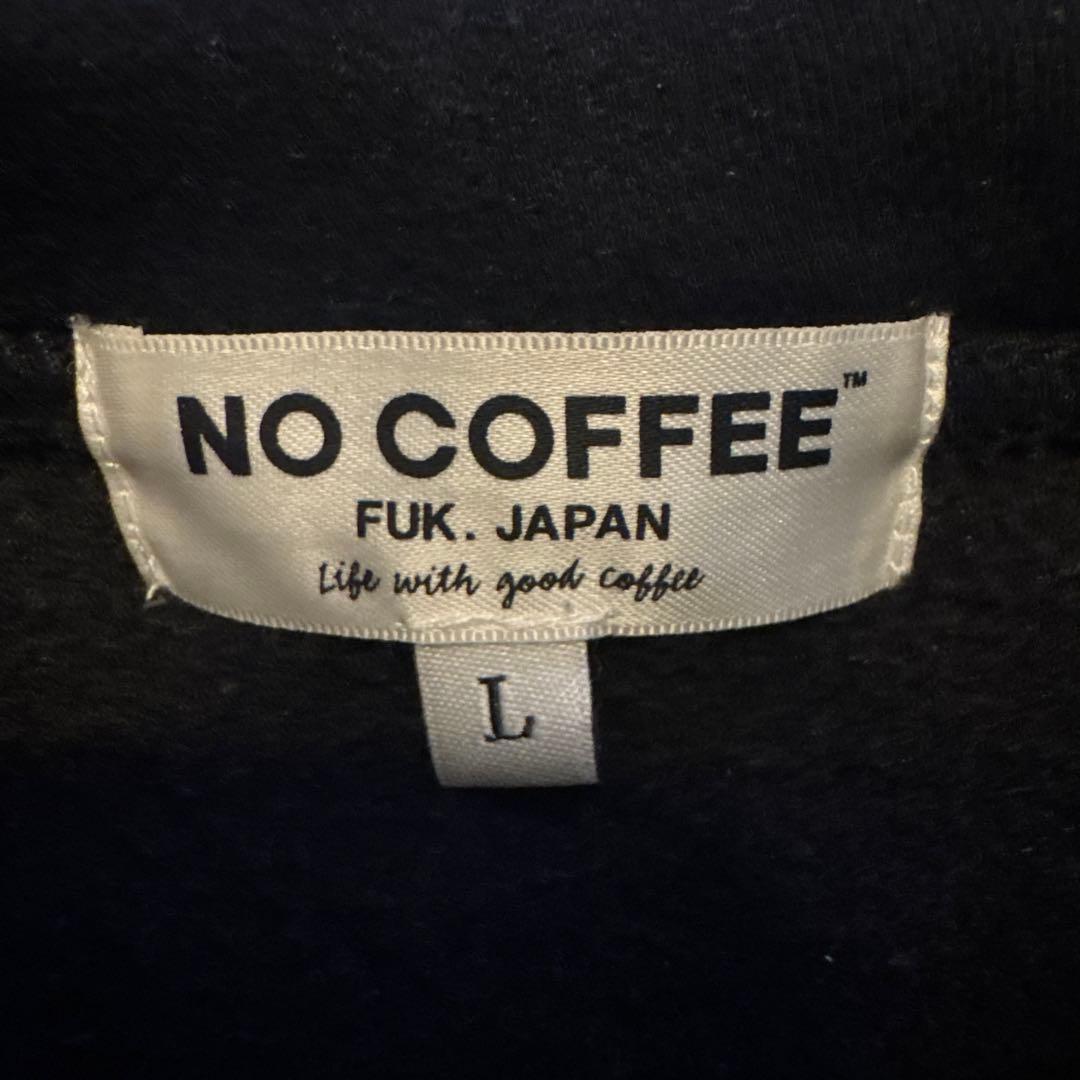 NO COFFEE × CLUBHAUS NO GOLF パーカー L