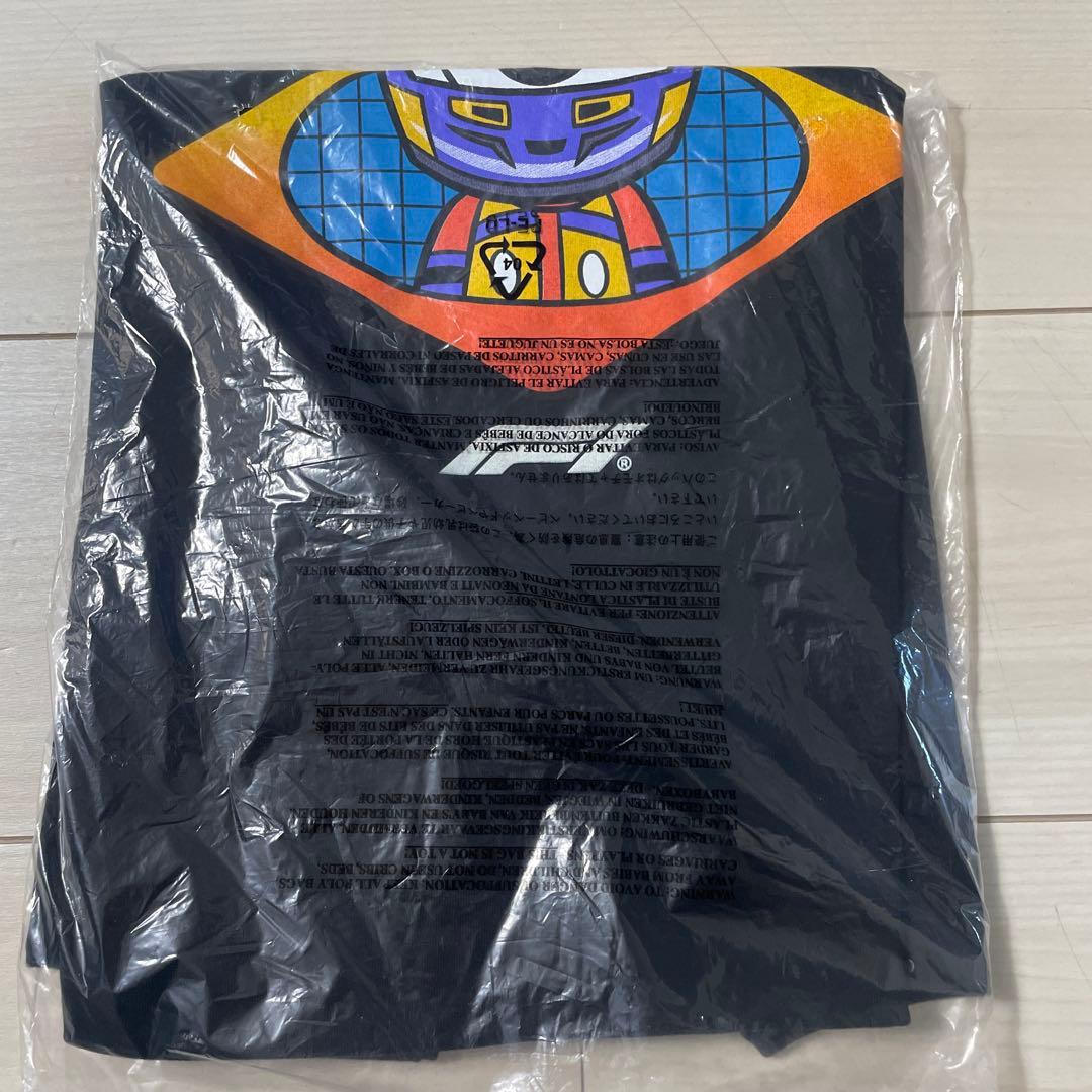 F1 ミッキー TシャツMICKEY Tシャツ 黒 ブラック S-M