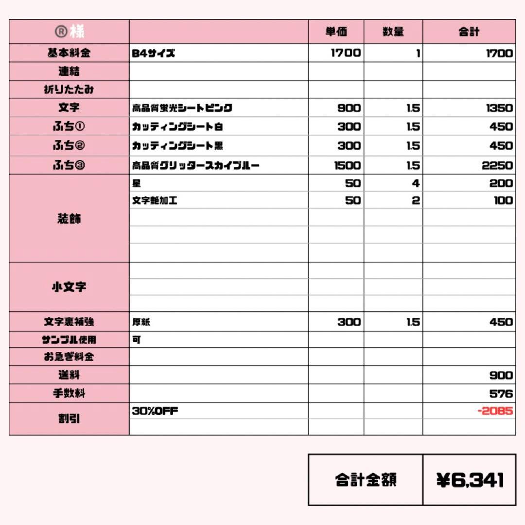 ®️【4/6発】うちわ文字 連結 文字パネル 団扇屋さん オーダー
