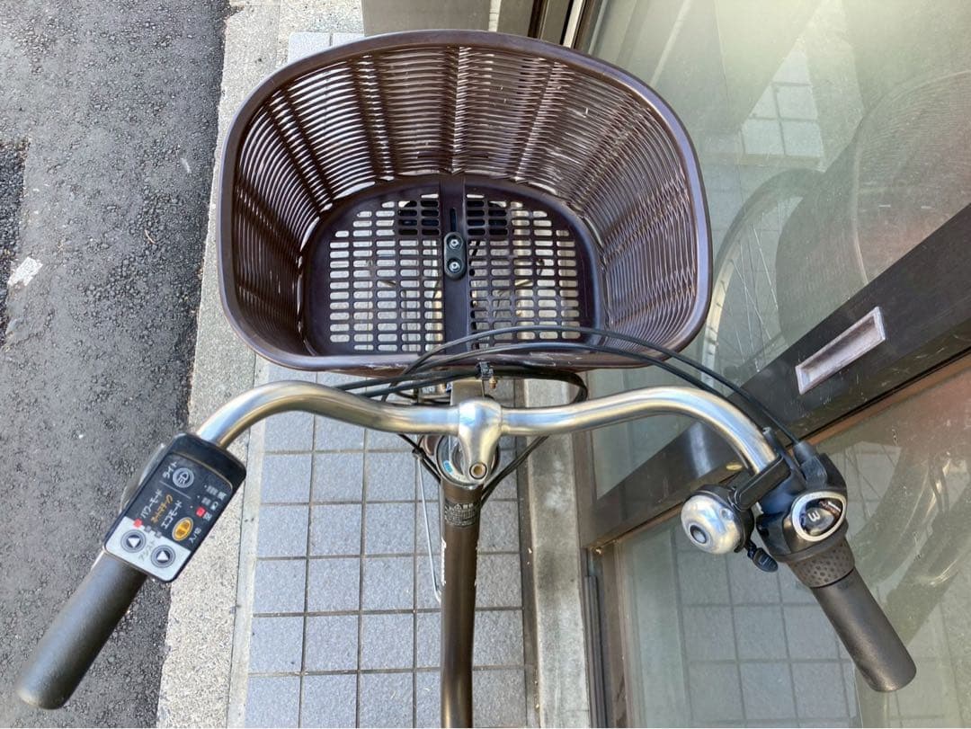 中古電動自転車 パナソニック ビビDX 26インチ ブラウン 横浜 №3643