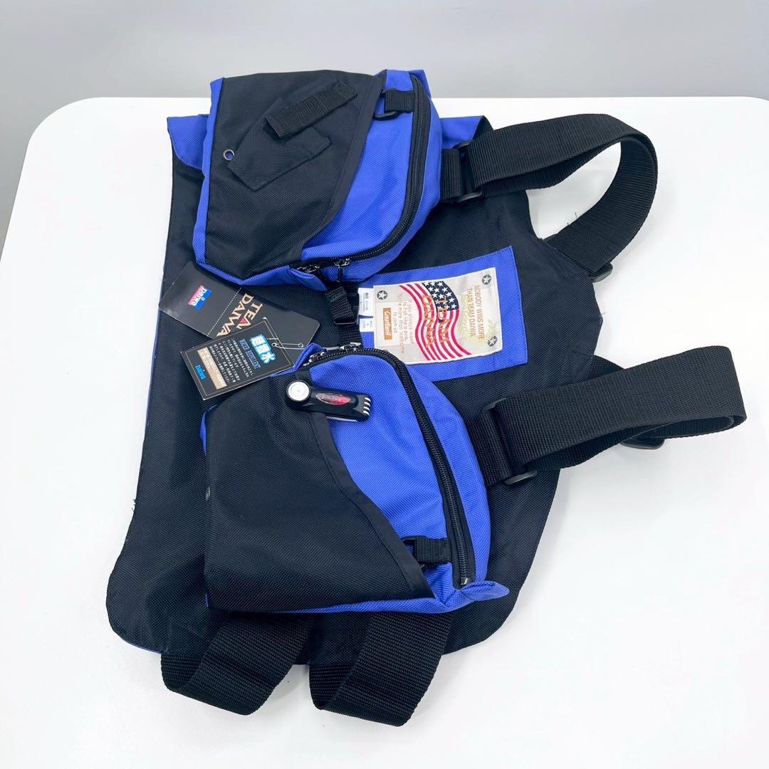 希少 未使用品 TEAM DAIWA TV-6001 フィッシングベスト L
