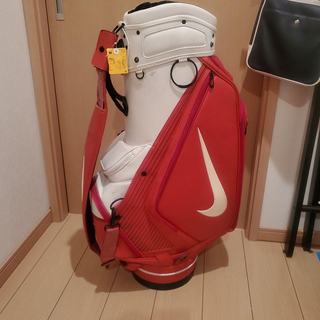 Nike キャディバッグ 赤白