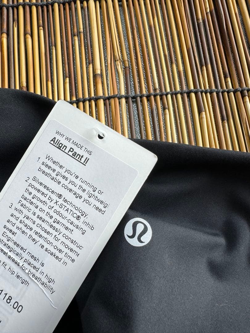 Lululemon Align Pant II ブラック 6サイズ