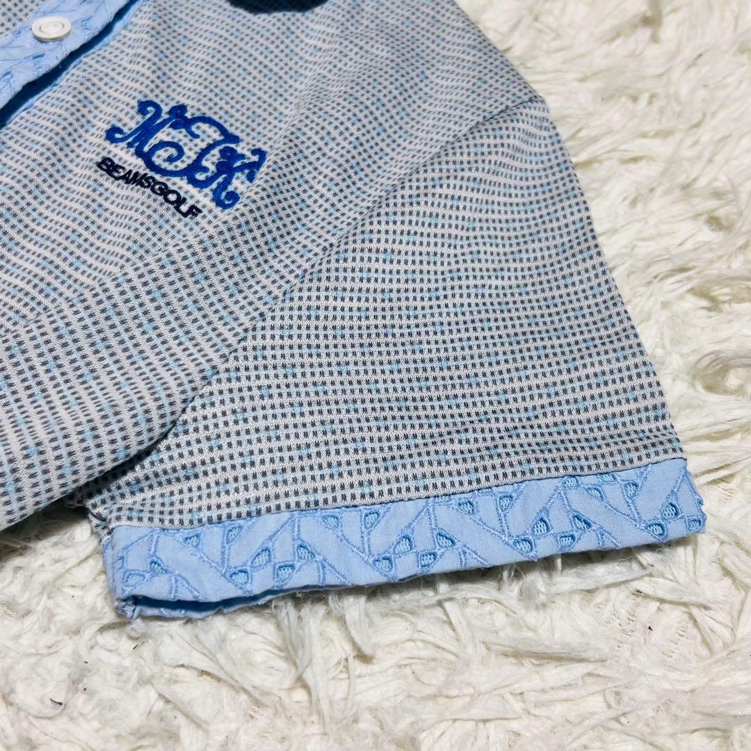【美品】ビームスゴルフ　ポロシャツ　半袖　M 日本製　ゴルフ　スポーツウェア