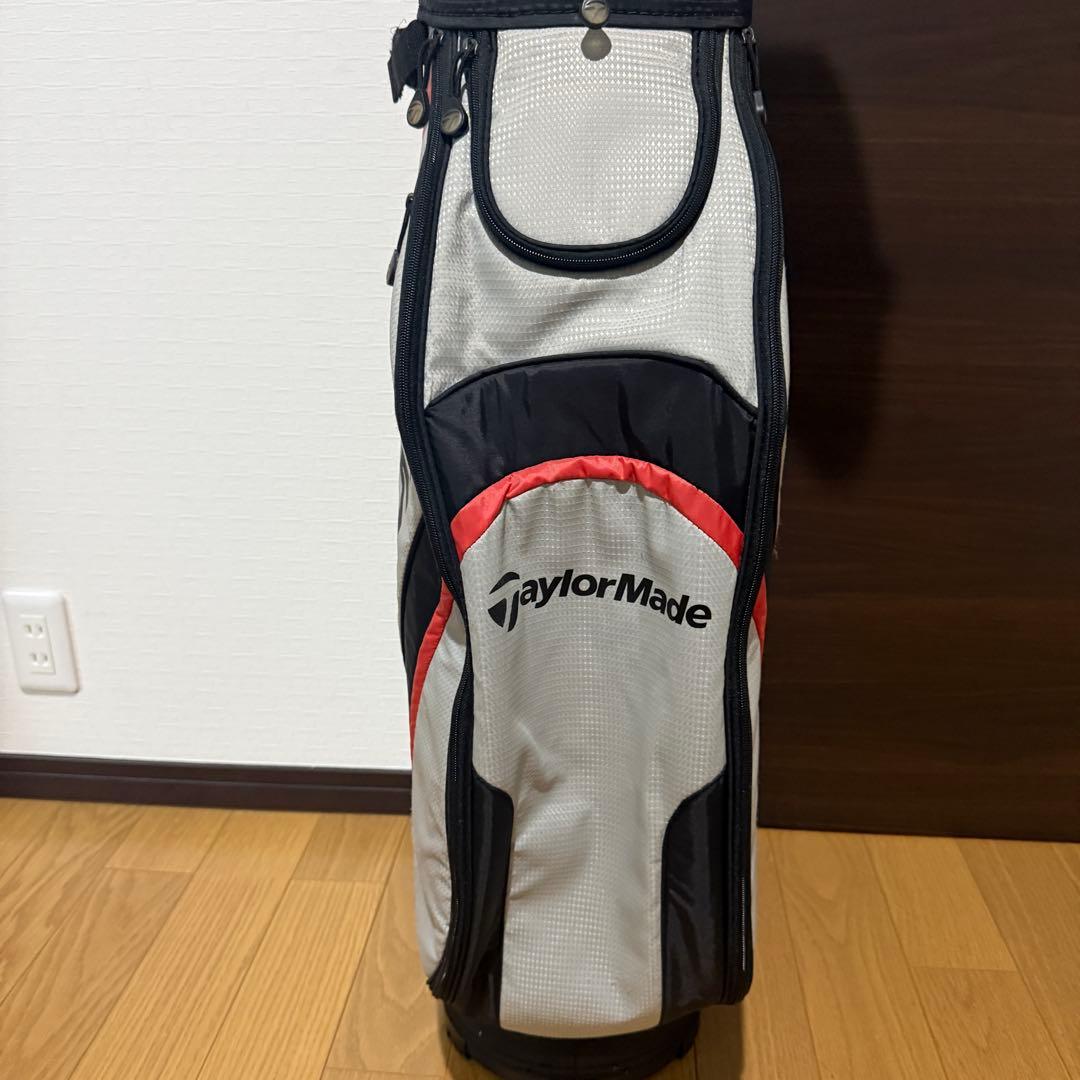 Taylormade キャディバッグ ゴルフバッグ 白 黒
