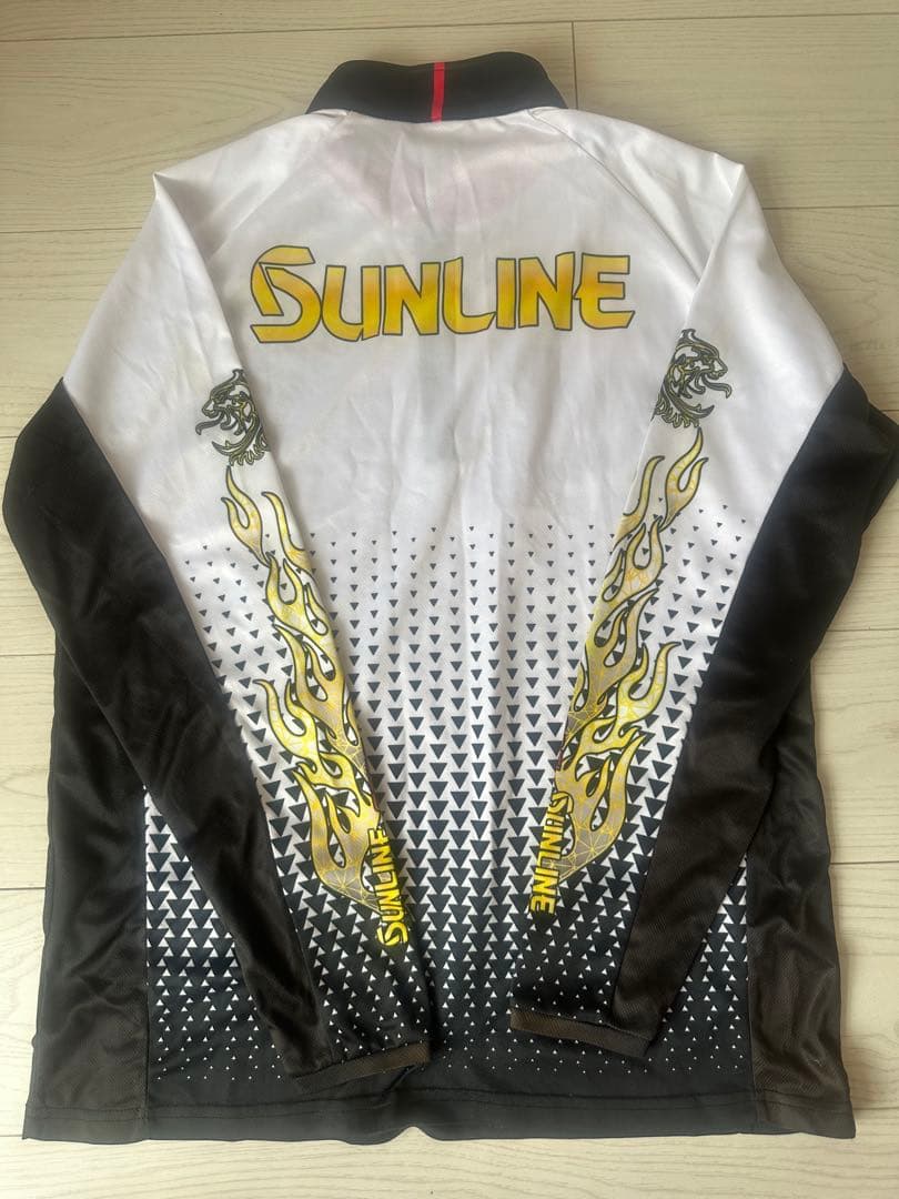 SUNLINE ハーフジップ シャツ　Lサイズ　サンラインSUW-04201CW