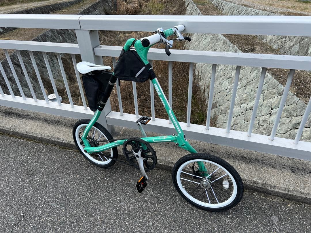 STRIDA SX 折りたたみ自転車 ミントグリーン　カスタム