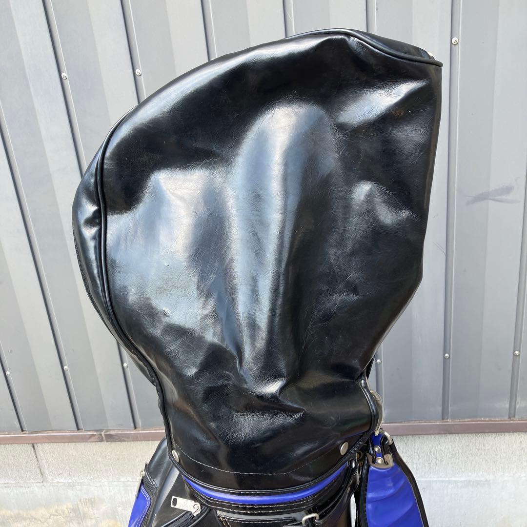 【希少】SPALDING スポルディング キャディバッグ ブラック×ブルー