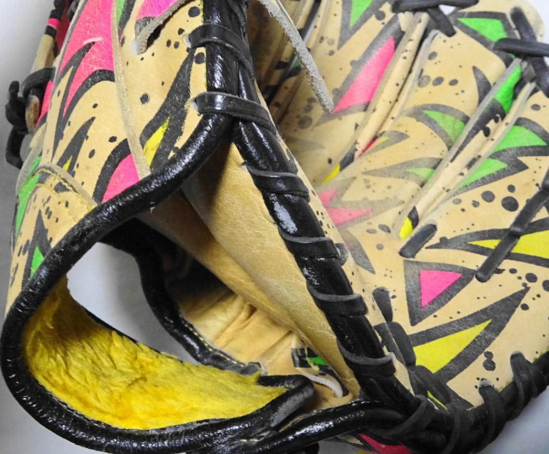【レア色】ローリングス Rawlings グローブ asics カラフル 右投げ