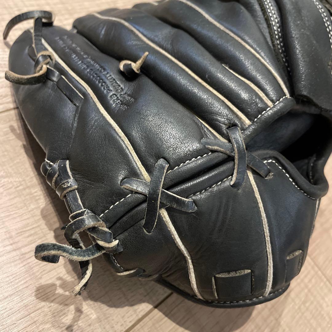 Mizuno プロフェッショナル ブラックグローブ 右投げ用 ピッチャーグローブ
