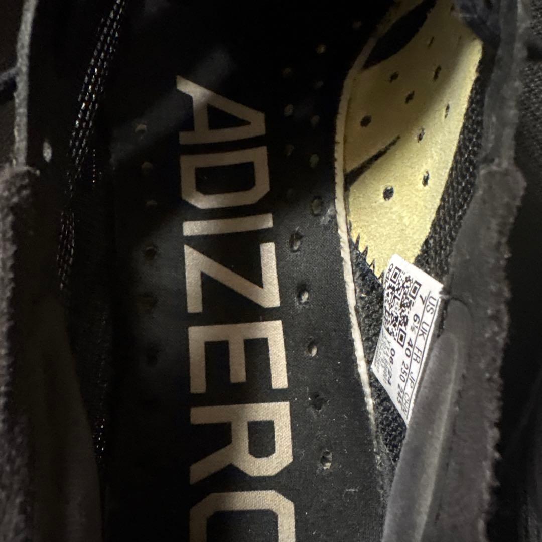 adidas ADIZERO ランニングシューズブラック/ホワイト