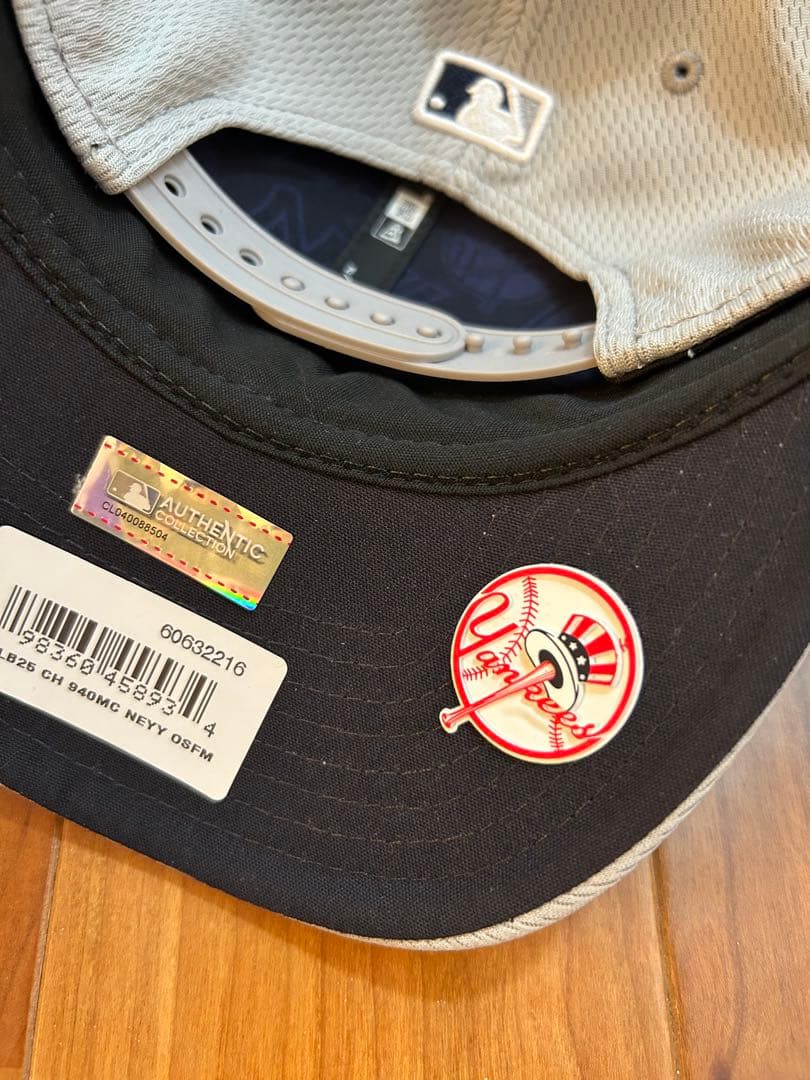 新品 MLBロッカールームニューヨークヤンキース ニューエラ9FORTYキャップ